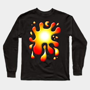 Splat Blob Liquid Long Sleeve T-Shirt